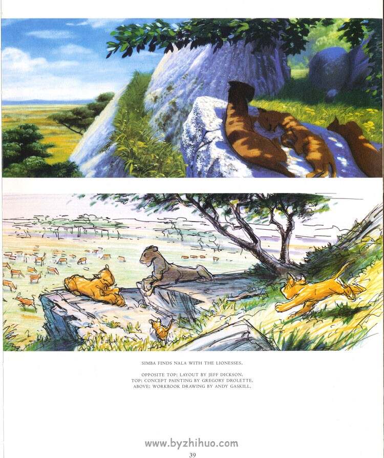 《The Art Of The Lion King》狮子王原画集