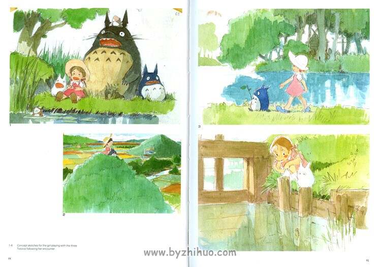 《The Art of My Neighbor Totoro》龙猫原画设定集