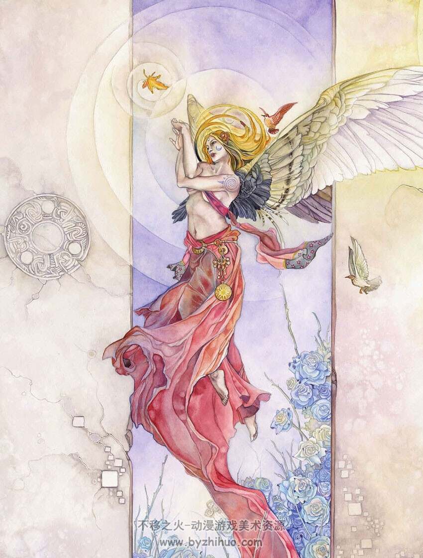 《Dreamscapes》幻境天使仙子 水彩手绘画法