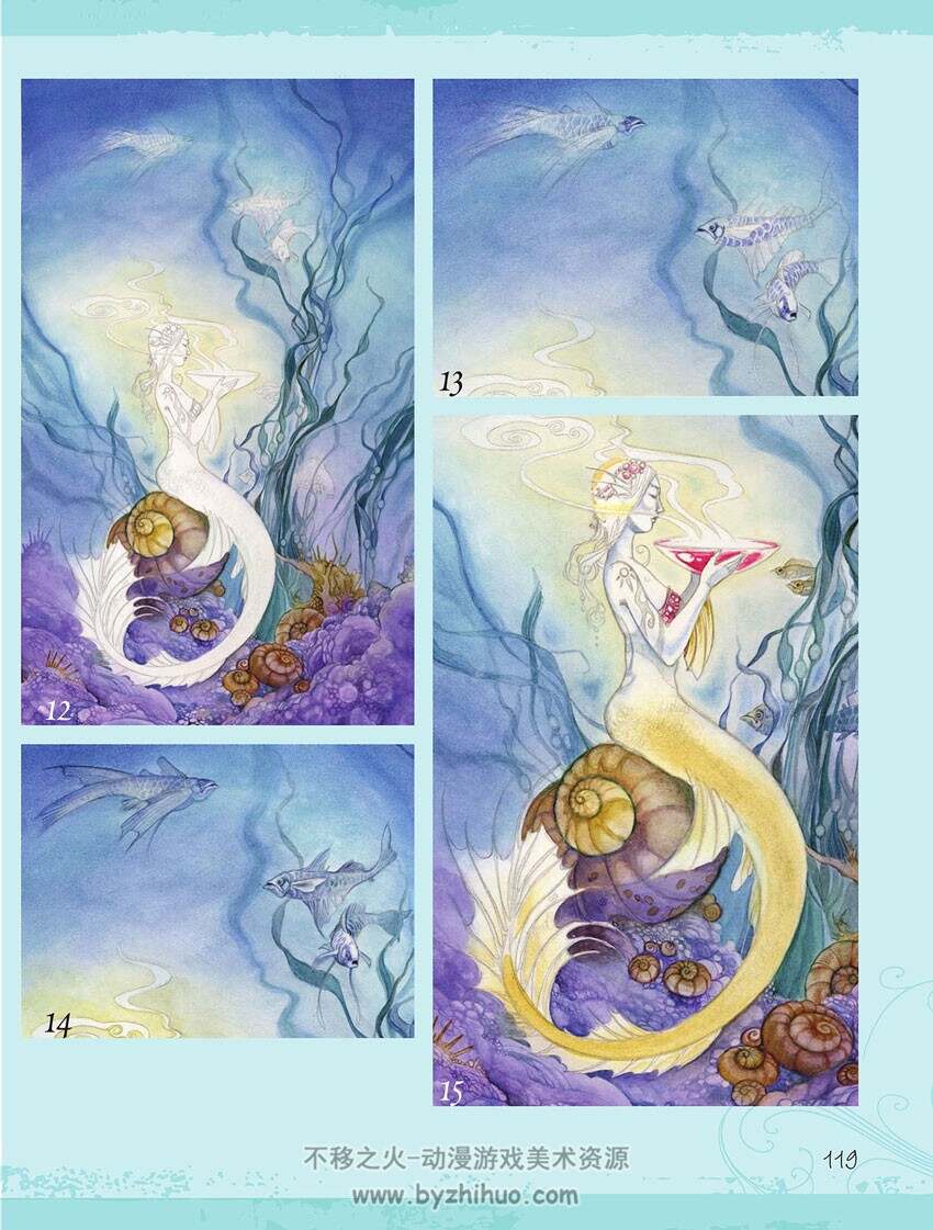 《Dreamscapes》幻境天使仙子 水彩手绘画法