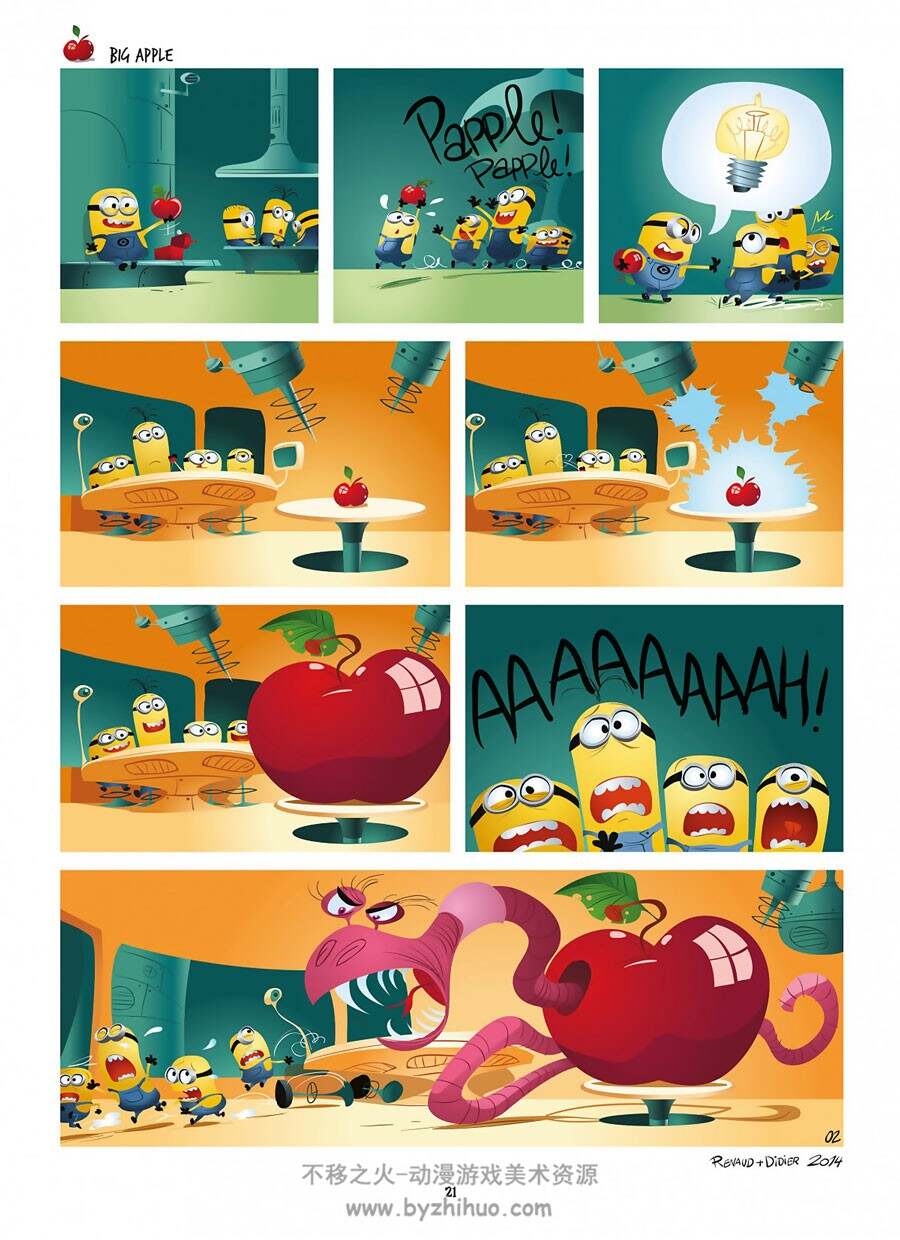 《Les Minions-01-Banana！》小黄人漫画版 renaud collin · didier ah-koon