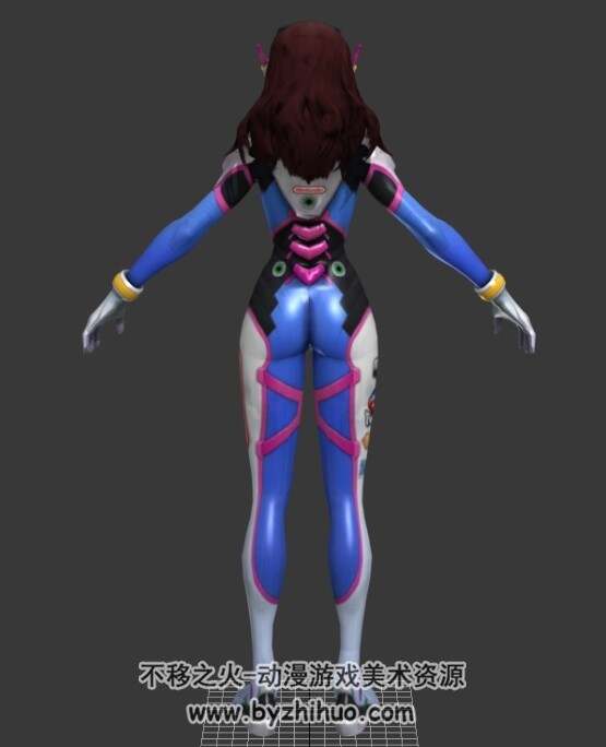 守望先锋D.VA 3D模型