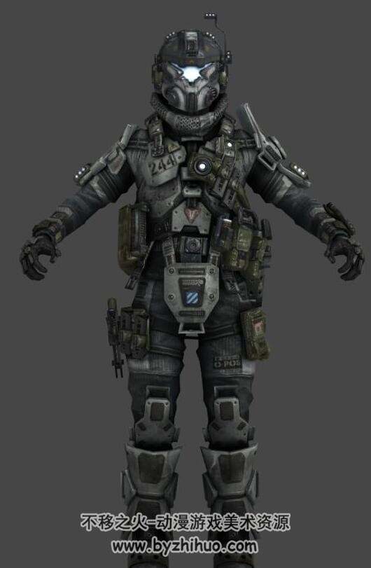 泰坦陨落 驾驶员 titanfall pilot 次世代角色模型