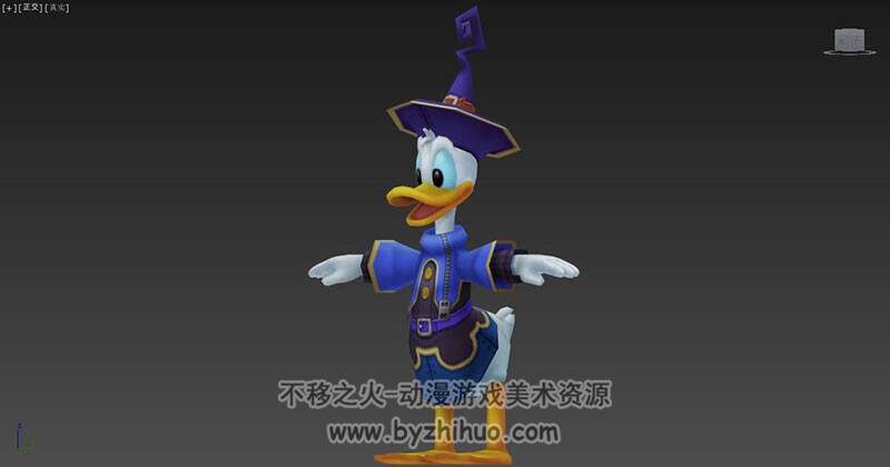 Donald Duck 唐老鸭 max模型