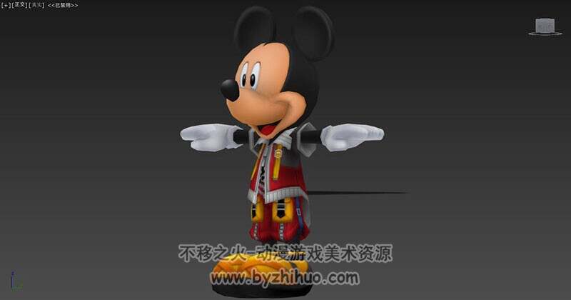 Mickey Mouse 米老鼠 max模型