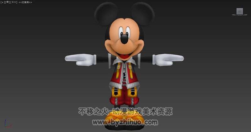 Mickey Mouse 米老鼠 max模型