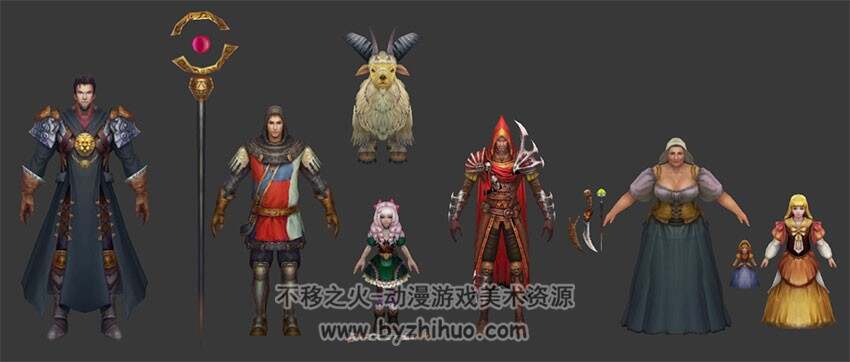 神魔大陆NPC模型集合