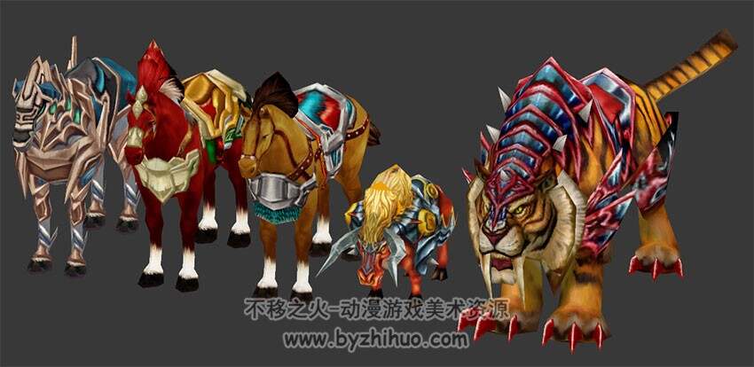成吉思汗2 角色模型 NPC+坐骑
