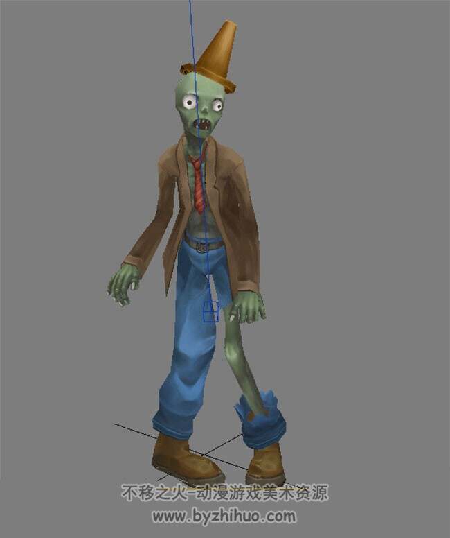 【植物大战僵尸】僵尸/植物模型 部分带绑定动作