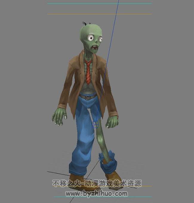 【植物大战僵尸】僵尸/植物模型 部分带绑定动作