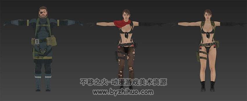 合金装备5主角模型