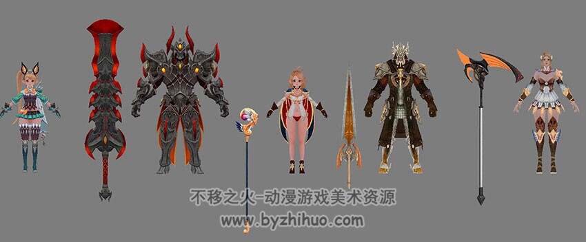 【HIT 我守护的一切】5个主角模型