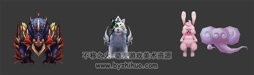 Q版古代 NPC模型一组