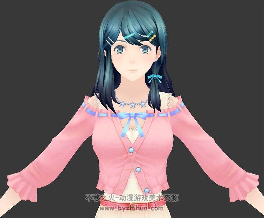 【幻影异闻录FE】二次元风格 女主角 换装 模型