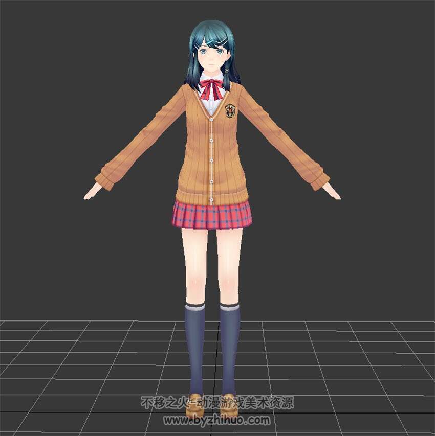 【幻影异闻录FE】二次元风格 女主角 换装 模型