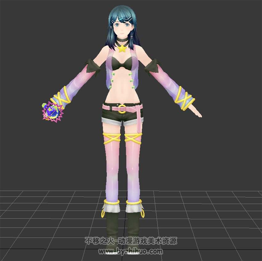 【幻影异闻录FE】二次元风格 女主角 换装 模型
