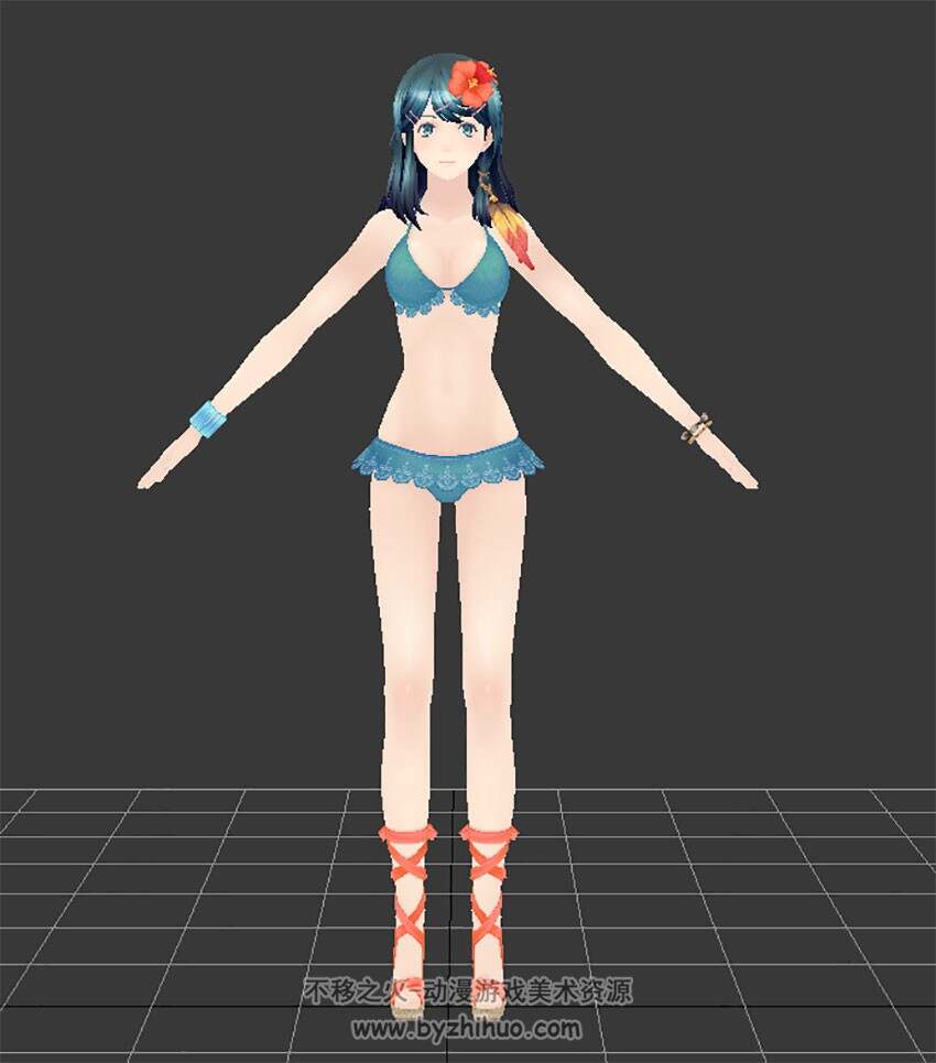 【幻影异闻录FE】二次元风格 女主角 换装 模型