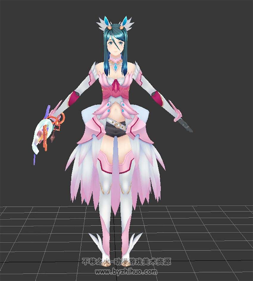 【幻影异闻录FE】二次元风格 女主角 换装 模型