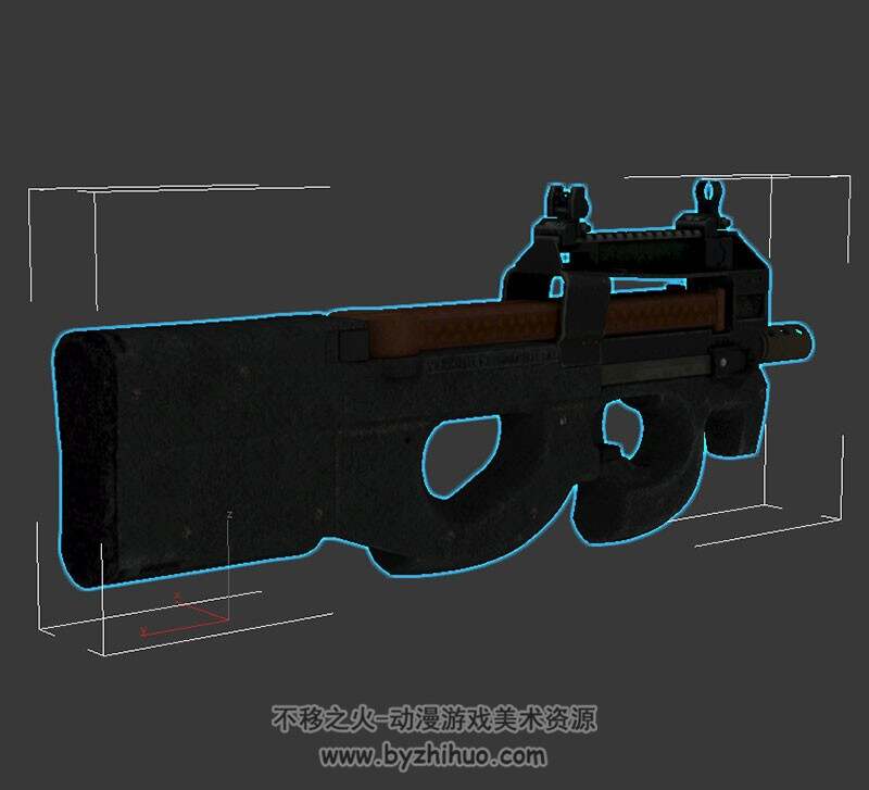 Project 90 P90冲锋枪 游戏模型