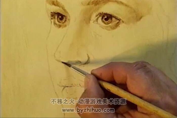 女性肖像技法 古典油画视频教程