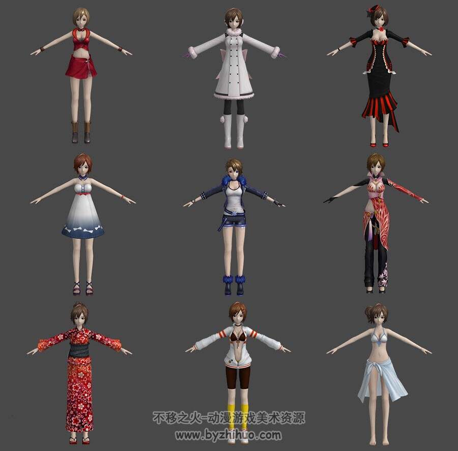 音乐少女 meiko 时装模型合集