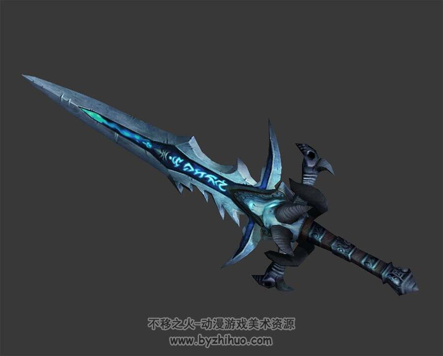 Frostmourne 霜之哀伤3D模型 巫妖王武器