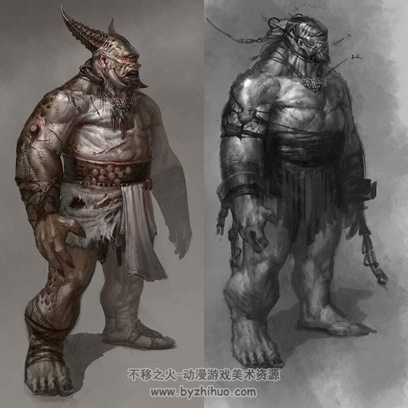 【战神：崛起】God of War Ascension 原画设计图集
