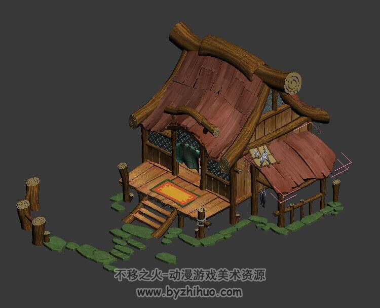 小木屋 房子3D模型