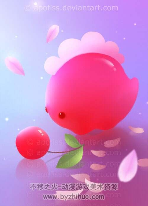 Apofiss 超水嫩可爱动物 CG水彩画