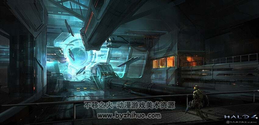 【Halo4】光环4 游戏概念设定 场景角色武器CG原画