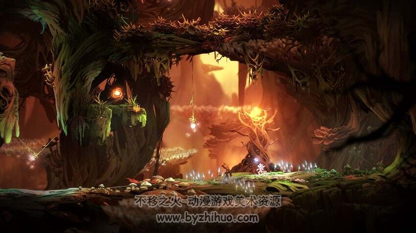 【Ori and the Blind Forest】奥里与黑暗森林 场景原画图集 48P