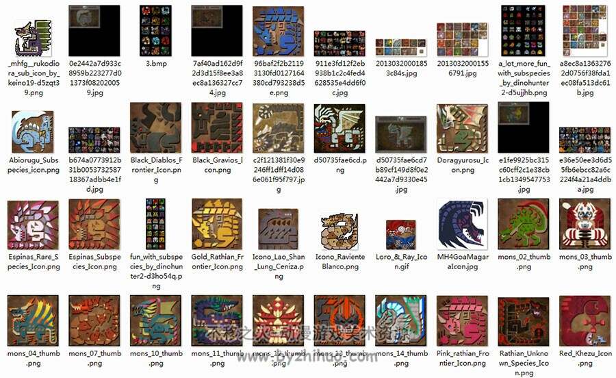 【怪物猎人】图腾系列icon合集
