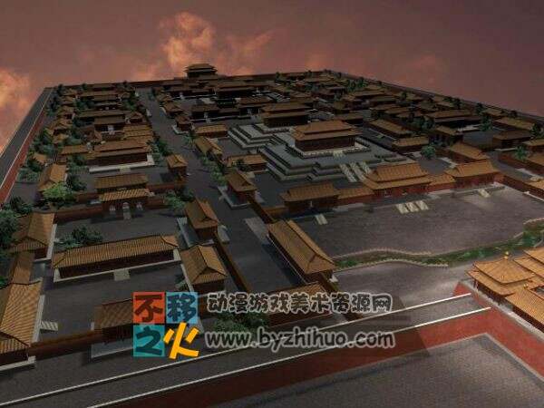 故宫 紫禁城 3D场景模型