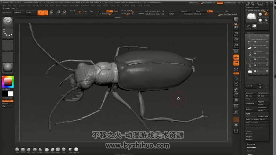 Unreal Engine 4 Tutorial - Prepare A Real-Time Asset With zbrush 建模教程