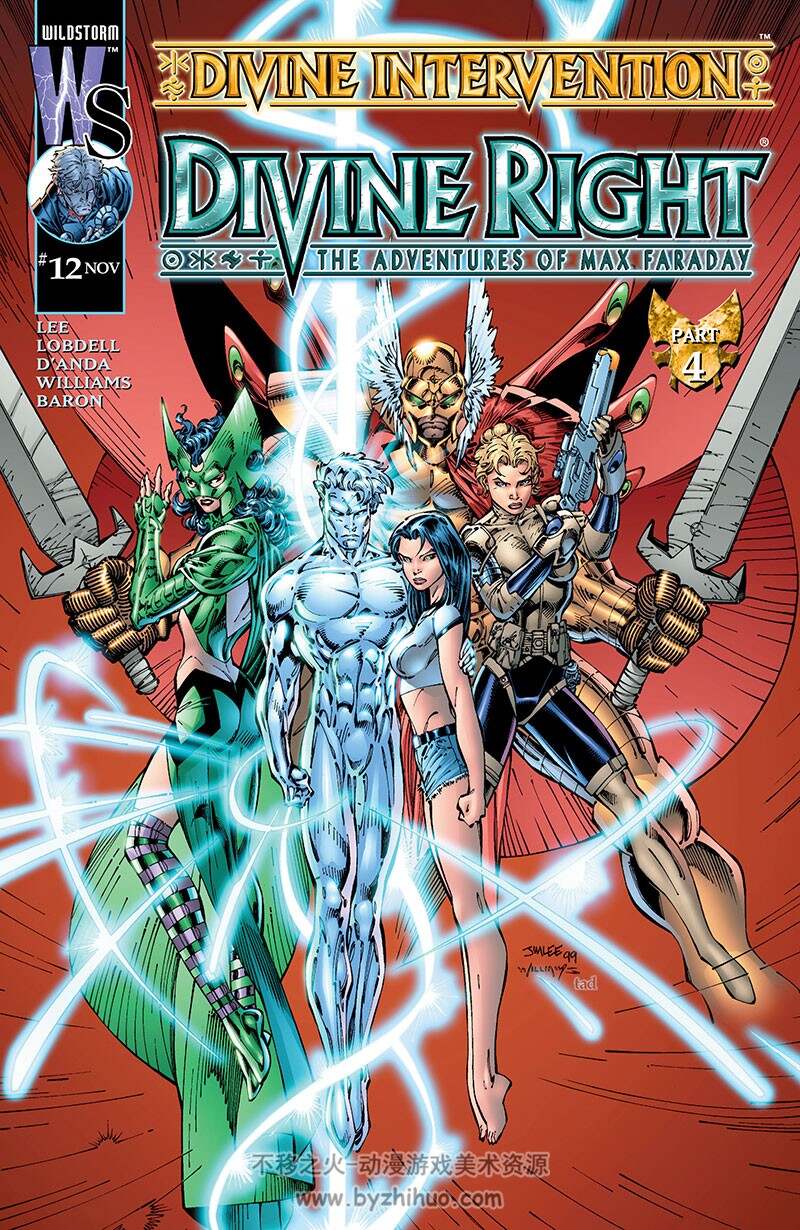 《Divine Right - The Adventures of Max Faraday》1-12册 Jim Lee