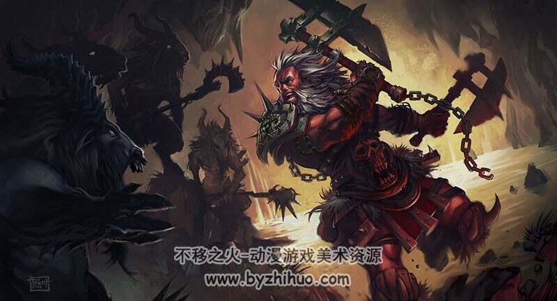【Diablo 暗黑破坏神3】CG原画合集 角色场景设定资料 1700P