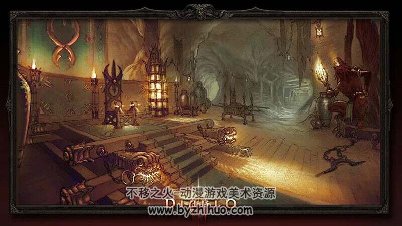 【Diablo 暗黑破坏神3】CG原画合集 角色场景设定资料 1700P