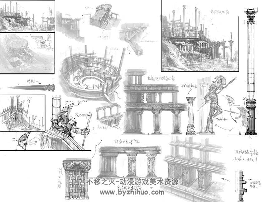 【神魔大陆】角色场景设定 游戏原画图集 1.33G