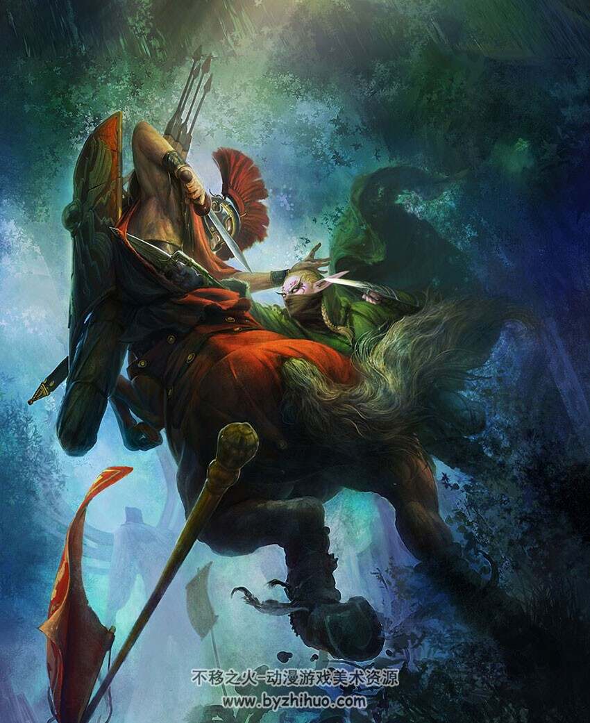 【神魔大陆】角色场景设定 游戏原画图集 1.33G