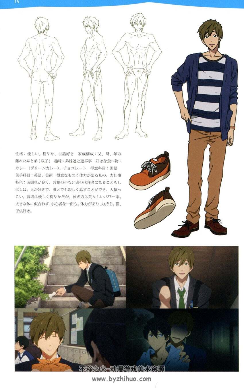 《男子游泳部》Free! TV Animation  Guide Book 动画公式资料集