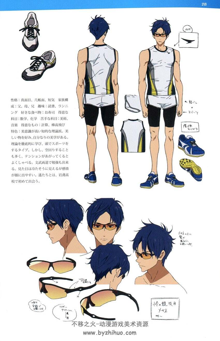 《男子游泳部》Free! TV Animation  Guide Book 动画公式资料集