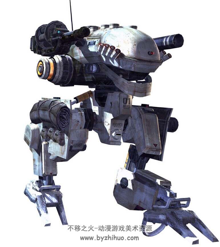【失落的星球】角色机甲武器原画