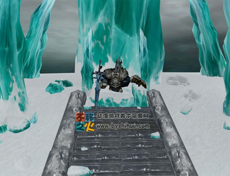 魔兽争霸 frozen throne 巫妖王 阿尔萨斯 冰封王座 max模型