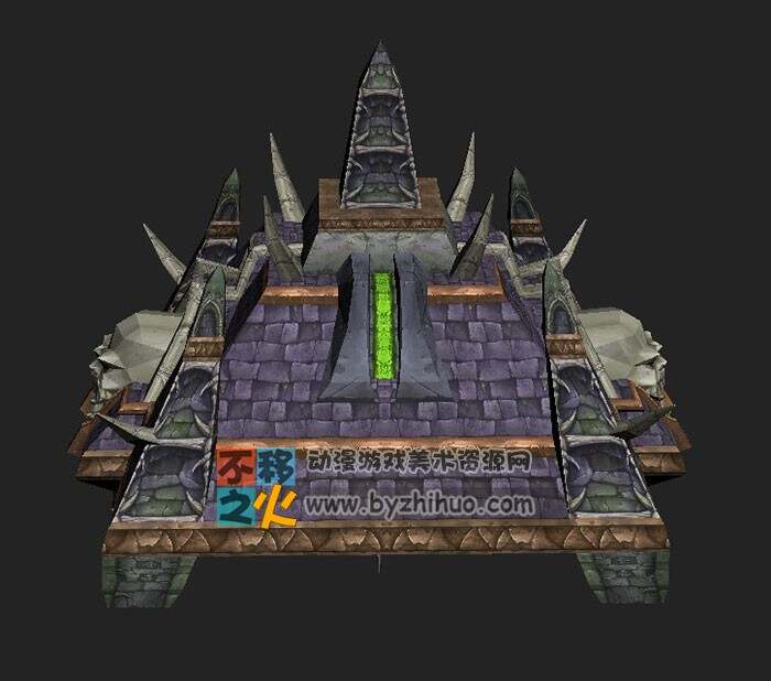 魔兽世界 纳克萨玛斯 城堡模型