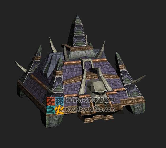 魔兽世界 纳克萨玛斯 城堡模型