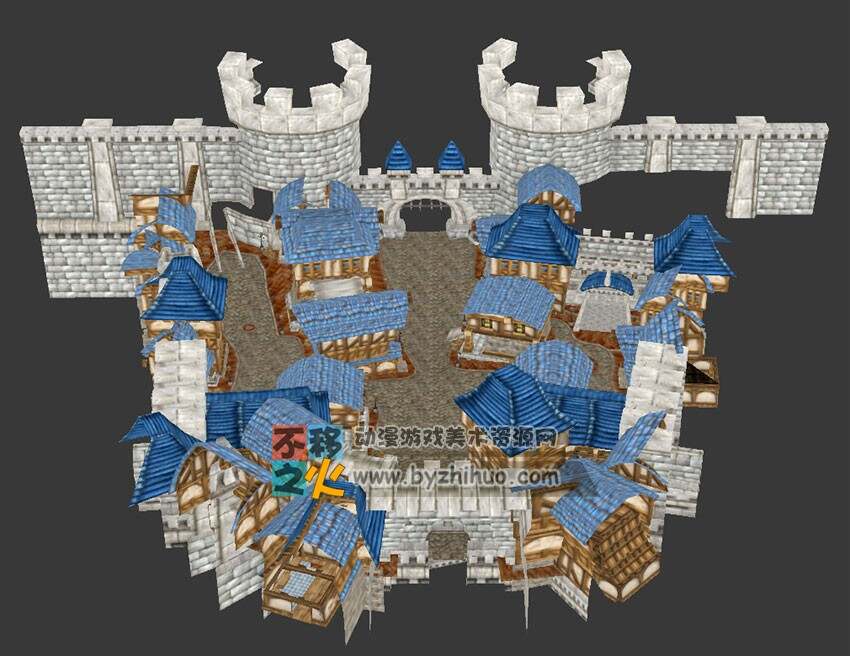 魔兽世界 旧版本 暴风城主城 部分游戏场景模型
