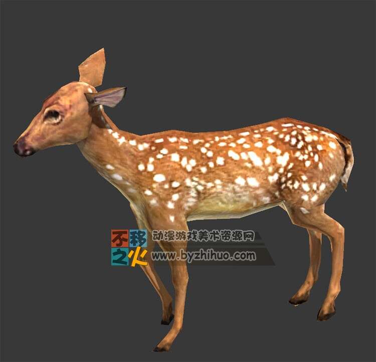 56种动物模型 带动画 小动物游戏模型