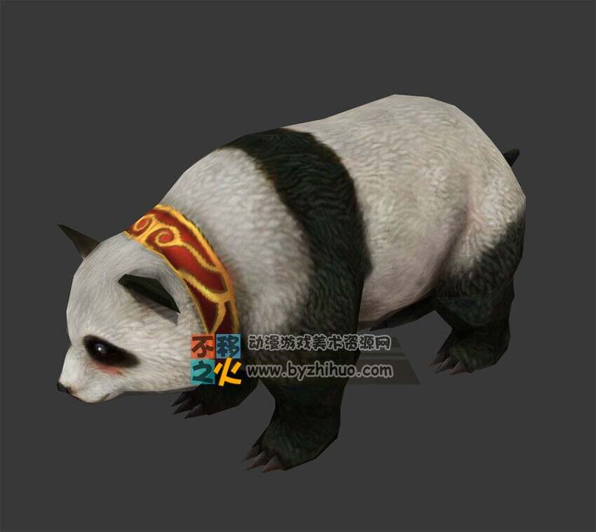 熊猫 3D模型下载