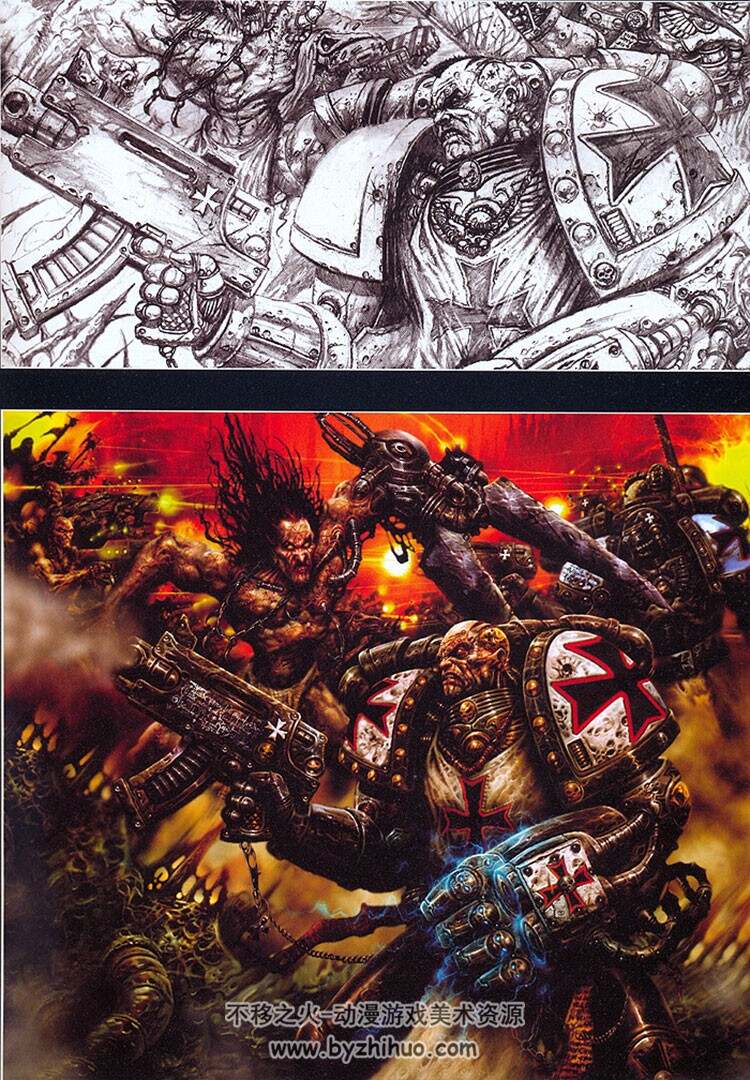 《The Art of Clint Langley》Dark Visions from the Grim Worlds of Warhammer