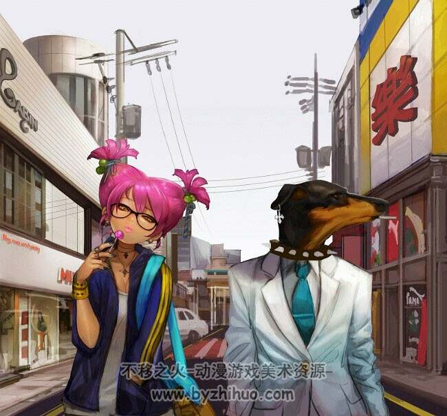 韩国画师hydeisty插画作品图集 276P